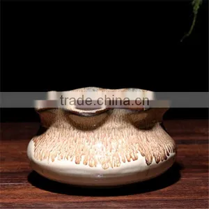 Yixing Indoor Mini Clay Flower Pots, Ceramic Cup Shaped Flower Pot thumbnail-5