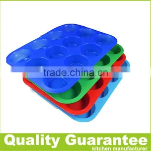 Silicone Muffin Pan Cake Baking Mold Household Baking Pan Reusable Baking Tray thumbnail-6