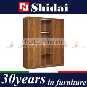 Sliding Door Wooden Almirah Designs With Mirror F-20 thumbnail-2