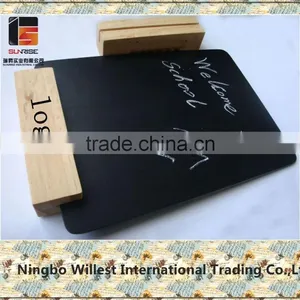 Customise Size Chalkboard Wooden Base in Natural Color thumbnail-1
