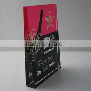 Bevel Full Color Printing Crystal Wine Award and Throphy thumbnail-2