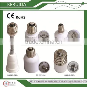 E11- E27 Led 12V 5W Plastic Halogen Screw Bulb Lamp Holder Socket Converter Adapter thumbnail-2