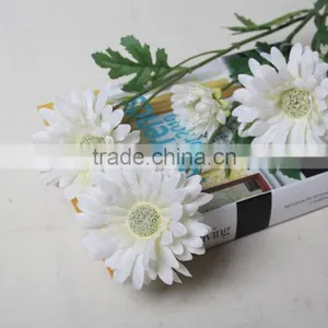 White Decorative Artifial Gerbera Flower for Landscaping Decoration thumbnail-4