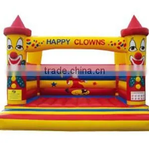 (HD-9902) Happy Clowns Bouncy Castle thumbnail-1