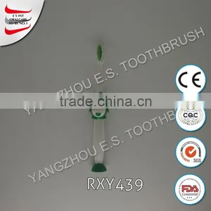Hotel Travel Use Bamboo Holder for Toothbrush With Micro Brush thumbnail-3