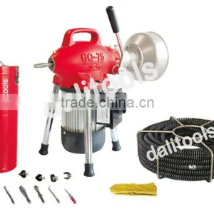 Professional Electric Drain Cleaning Machines for Sale GQ-75 390W With CE Certification thumbnail-2