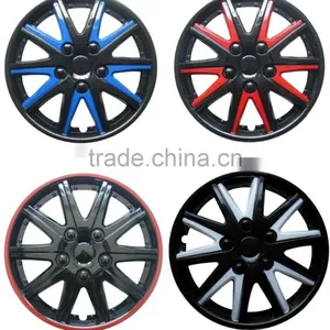Universal Chrome Plastic 13inch 14inch 15inch Car Wheel Cover thumbnail-6