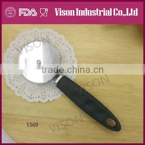 China Wholesale Stainless Steel Cheap Price Pizza Knife (v569) thumbnail-1