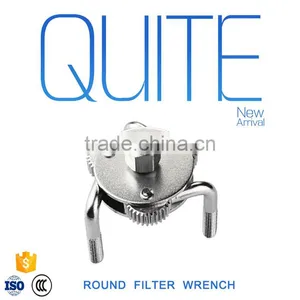 Round Filter Spanner Oil Filter Wrench Adjustable Wrench thumbnail-1