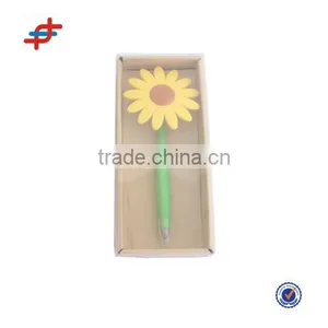 Silicone Pen,fancy Rubber Flower Ballpoint Pen,silicone Rubber Pen Holder thumbnail-1
