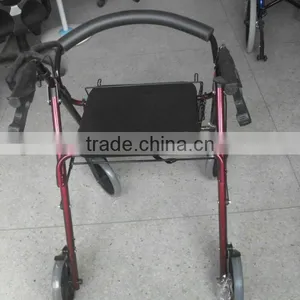 Rehabilitation Therapy Supplies With Basket Rollator Assist Walking thumbnail-1