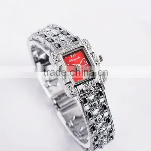 2017 New Free Sample Charming Vogue Lady Decoration Watch Japan Movement Quartz Watch Luxury Crystal Dimond Watch thumbnail-2