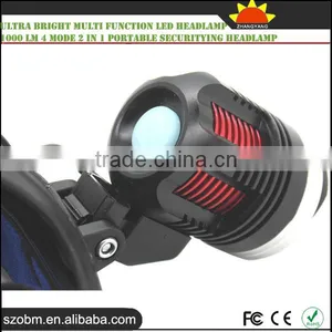 Ultra Bright Multi Function Led Headlamp 1000 Lm 4 Mode 2 in 1 Portable Securitying Headlamp thumbnail-4