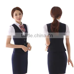 Women Cashier Bank Uniform Design For Receptionist thumbnail-1