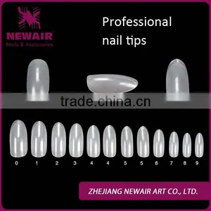 NEWAIR Hot Sale Popular Half Cover Fake False Plastic Transparent Nail Tips thumbnail-1