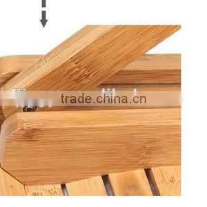 Small Foldable Bamboo Stool thumbnail-2