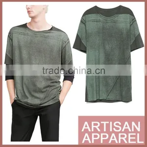 Custom t Shirt With Cheap Price 100% Cotton Breathable Fabric Big Size Mens Casual Teal t Shirts Factory Price t Shirt Wholesale thumbnail-1