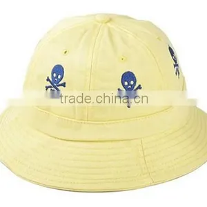 Custom Personality Embroidery Logo Black Bucket Hat thumbnail-5