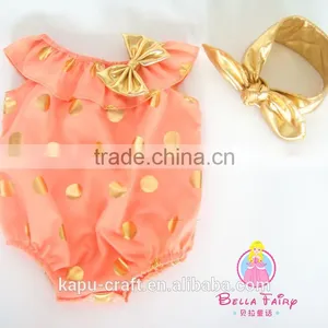 Boutique Baby Girl Outfits Infant and Toddler Girl Romper Remakes Organic Baby Clothes Seaside Bella Romper thumbnail-2
