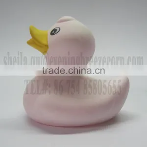 Wholesale Cheap 8cm Floating White Rubber Duck , Logo Imprint Promotional White Bath Duck thumbnail-1