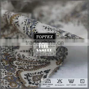 Hot Sale Weave Floral Printed Light Weight Voile Fabric thumbnail-1