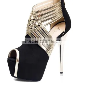 Zm50399b Europe Fashion Shoes Lady Slim Women High Heel Sandals thumbnail-5