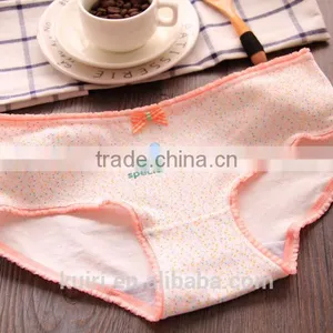 Top Quality Women's Cotton Briefs High Waist Panties Cotton Underwear Cute Girl Lingerie Breathable Underpants EA3 thumbnail-4