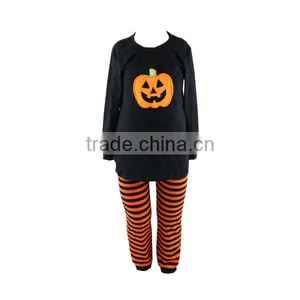 Children Halloween Clothing Wholesale Girls Fall Boutique Outfits Stripe Kids Outfits thumbnail-1
