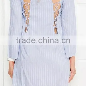 Runwaylover EY2330B Europe Style 2017 Ladies Fashion Off-Shoulder Blouse thumbnail-2