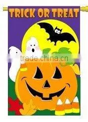 28''x44''Happy Halloween Trick or Treat Flag thumbnail-1