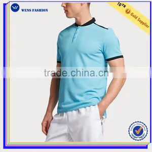 Factory Wholesale Sport T-shirt Dry Fit T-shirt Hot Sale Contrast Stitching T-shirt thumbnail-1