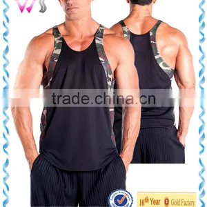 Hot Sale Mens Gym Wear Training Wear Fitness Singlet Body Building Tank Top thumbnail-1