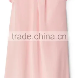 2017 OEM Services Fashion Custom Clothing Child Smocked Dress Lace Neckline Flutter Dress thumbnail-4