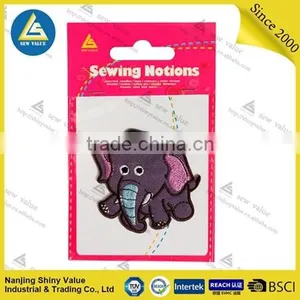 4pcs/set Printed Fabric Iron on Appliques, Small Owls thumbnail-5