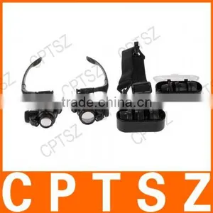 COLEMETER 10X 15X 20X 25X Magnifier Magnifying Eye Glasses Loupe LED Jeweler Watch Repair thumbnail-2