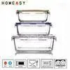 Classical Rectangle Airtight Pyrex Glass Food Containers Eco-friendly thumbnail-1
