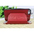 Dustproof Self Stand Leather Red Iphone Protective Covers for Iphone 5 Iphone 5S Full Protection thumbnail-1
