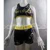 Sublimated Lycra Crop Top Cheerleading Wear / Girls Cheerleader Costume thumbnail-1