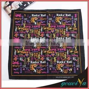 45cm*45cm Printing 100% Cotton Handkerchiefs thumbnail-1