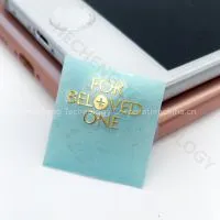 Customize Made Logo Sticker Thin Metal Logo Sticker thumbnail-1