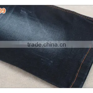 9.5oz Dark Blue Stretch Denim Jeans Fabric Made in China thumbnail-4