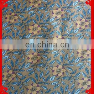 2014-2015 Latest Italy Design Pattern Small Flower Prnted Waxed Cotton Fabric thumbnail-2