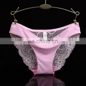 Women's Sexy Lace Panties Seamless Cotton Breathable Panty Hollow Briefs Plus Size Underwear thumbnail-5