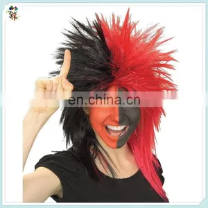 Two Colors Sports Fan Punk Rock Party Synthetic Wigs HPC-0042 thumbnail-5