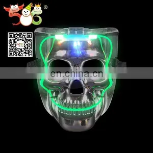 Customized Logo Halloween Light up Skull Mask thumbnail-1