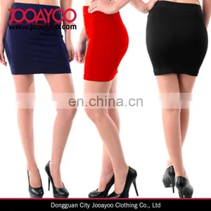 Fashion Women's Sexy Mini Skirt Slim Seamless Stretch Tight Short Fitted Skirt thumbnail-1