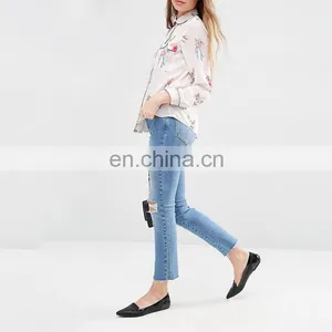 Latest Fashion Blouse Design Fashion Cutting Modern Style Chiffon Blouse thumbnail-5