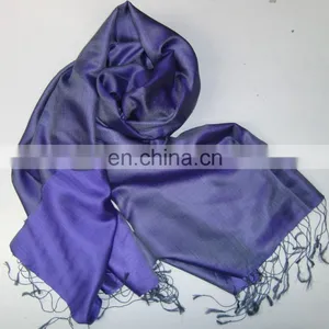 Double Face Satin Water Pashmina Shawl thumbnail-3