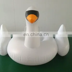 Custom Animal Water PVC Inflatable Floating Swan Toys For Swimming Pool thumbnail-4
