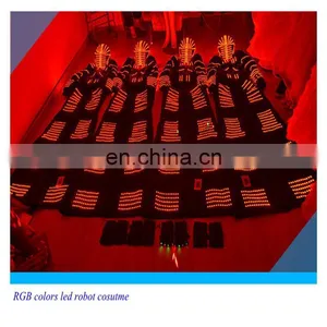 2017 Hot Sale Stilts Walker Dance LED Robot Costume thumbnail-1